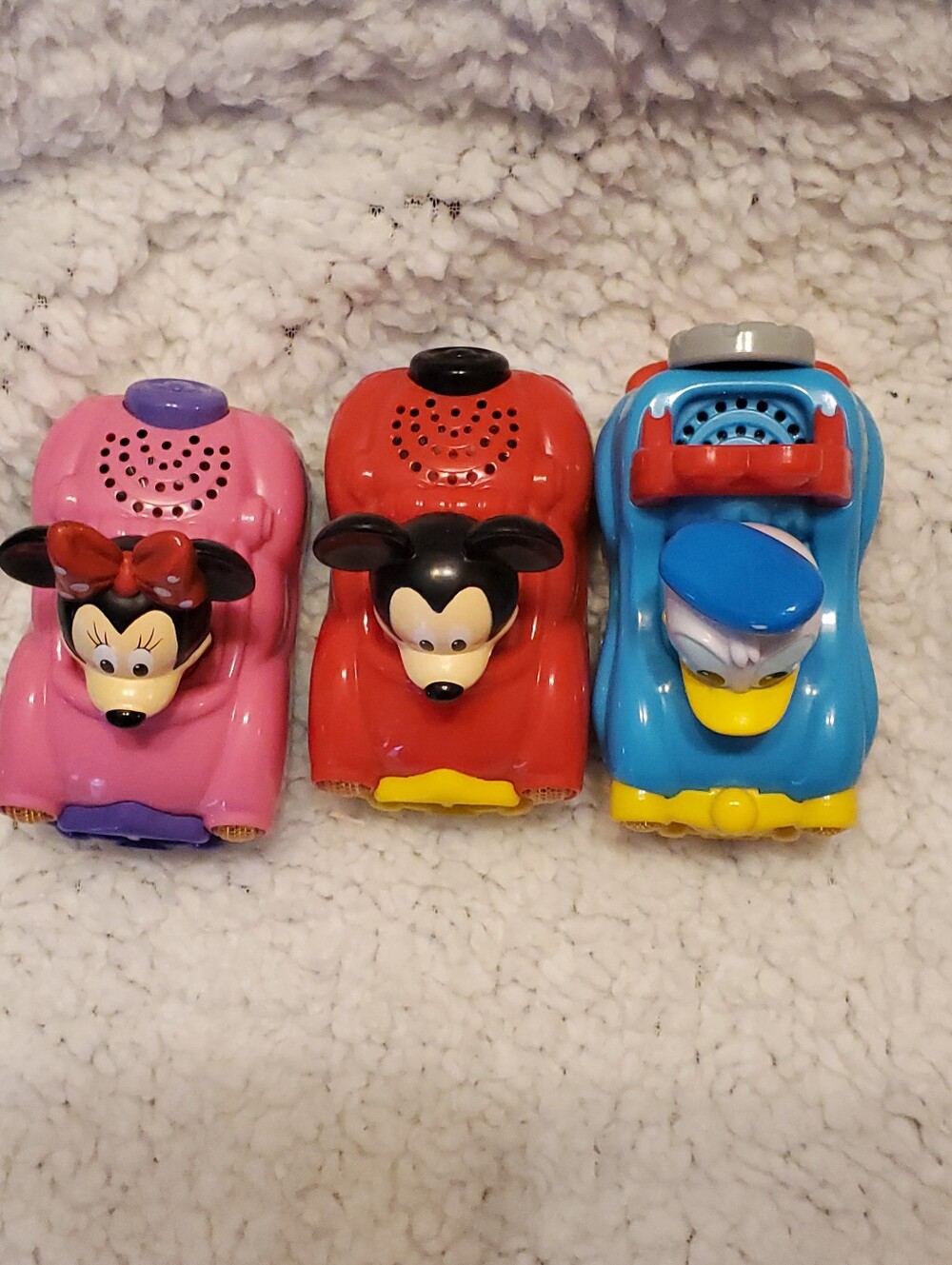 VTech Disney Go! Go! Smart Wheels Cars Mickey, Minnie Donald Light-Up Talking - Picture 2 of 6